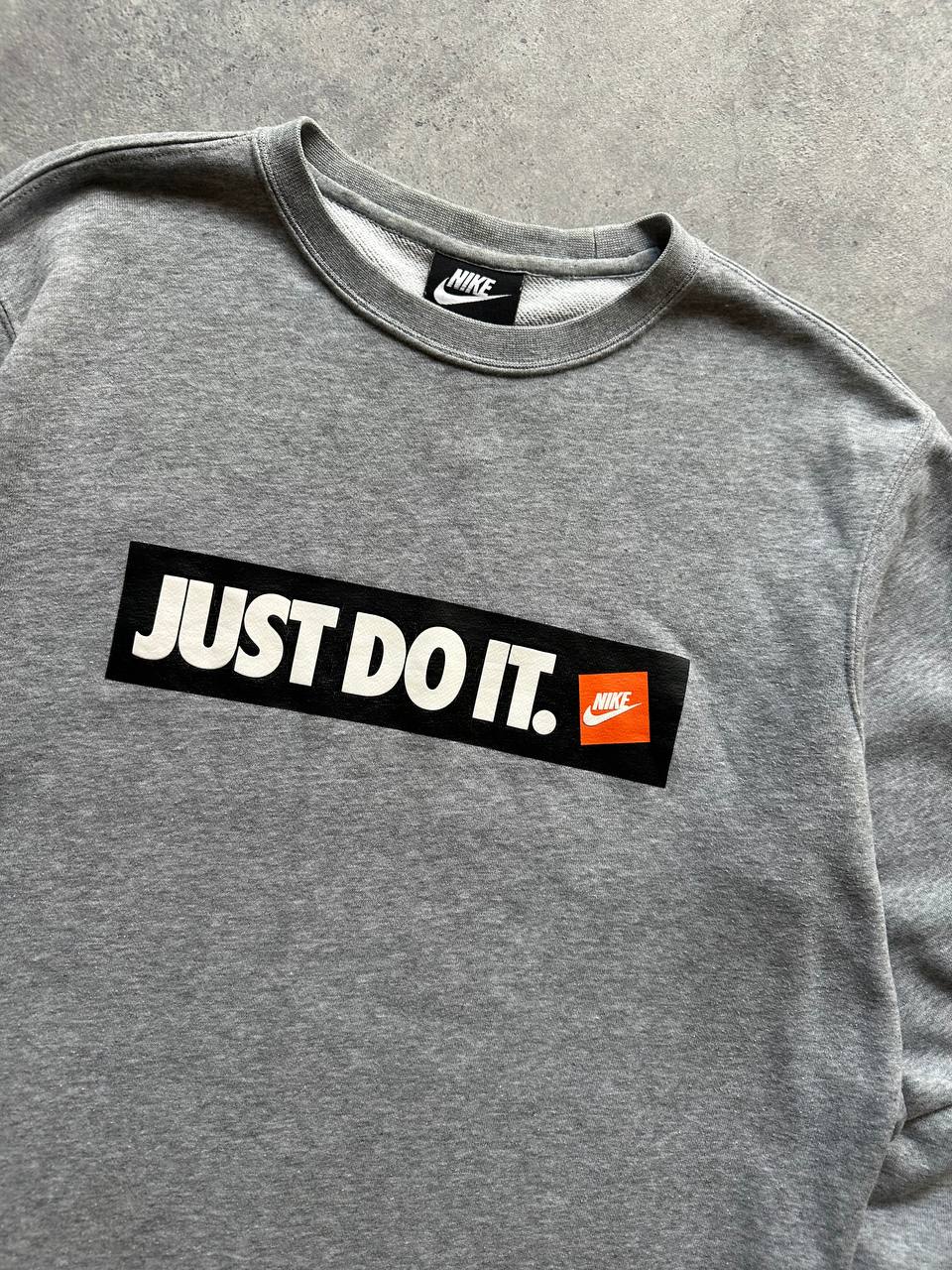 Nike Just Do It Felpa Girocollo Sweatshirt Big Logo Uomo (M)