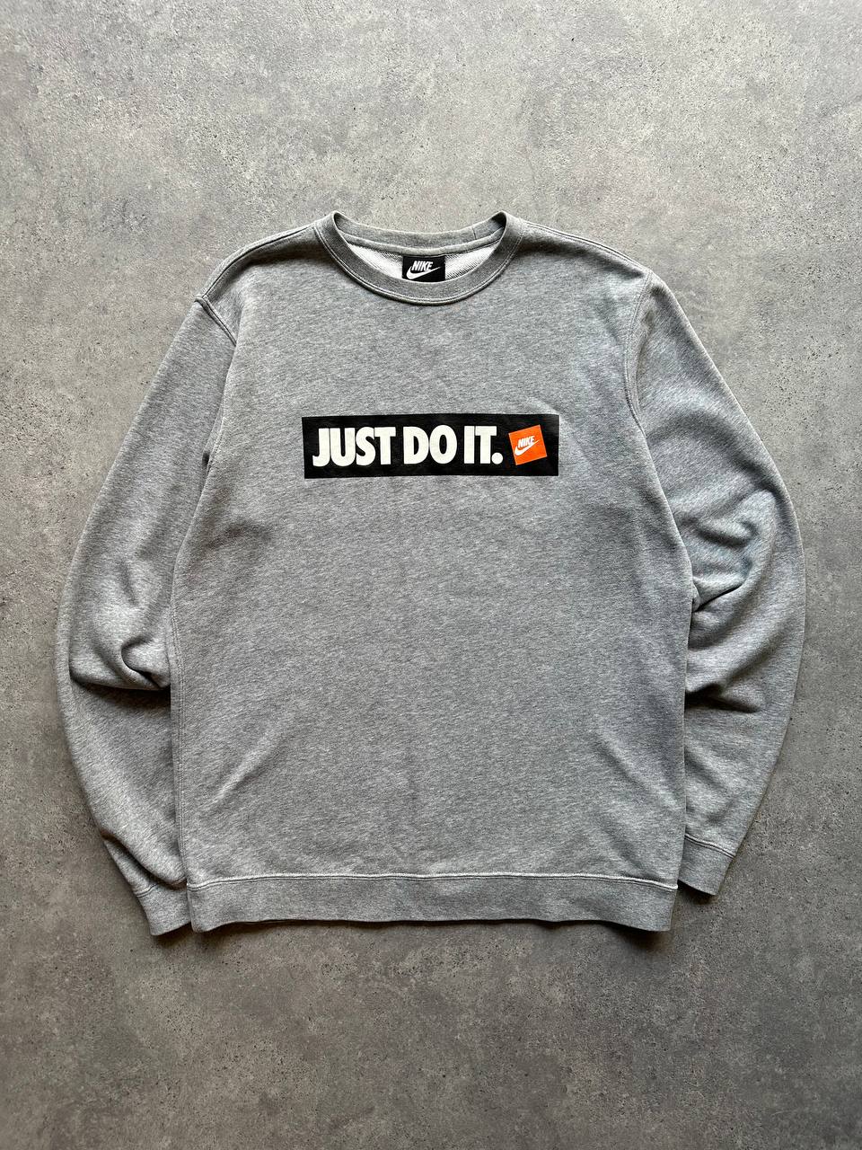 Nike Just Do It Felpa Girocollo Sweatshirt Big Logo Uomo (M)