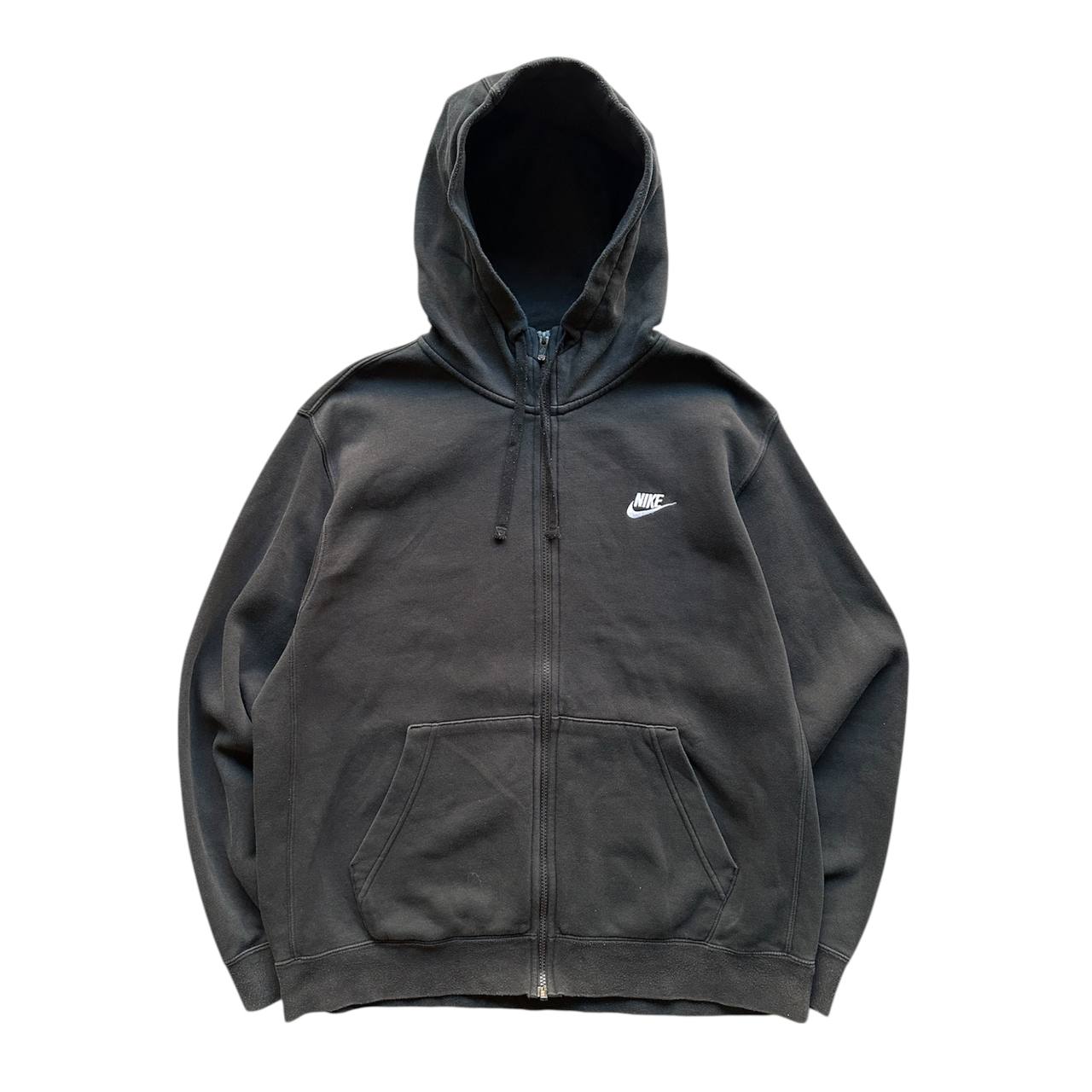 Nike Felpa Cappuccio e Zip Hoodie Logo Cucito Uomo/Donna (L)