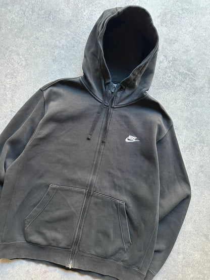 Nike Felpa Cappuccio e Zip Hoodie Logo Cucito Uomo/Donna (L)