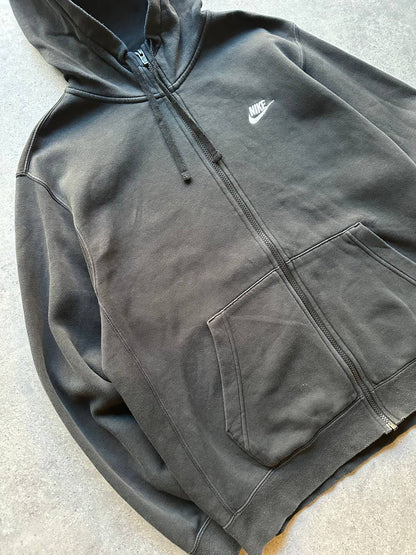 Nike Felpa Cappuccio e Zip Hoodie Logo Cucito Uomo/Donna (L)