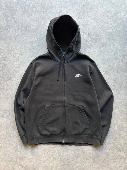 Nike Felpa Cappuccio e Zip Hoodie Logo Cucito Uomo/Donna (L)