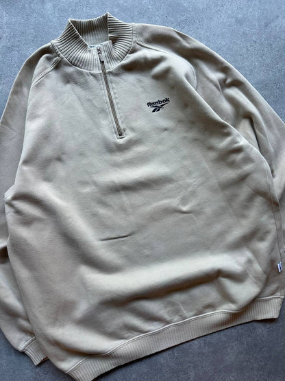 Reebok Felpa con collo Zip Vintage Sweatshirt Uomo (XL)