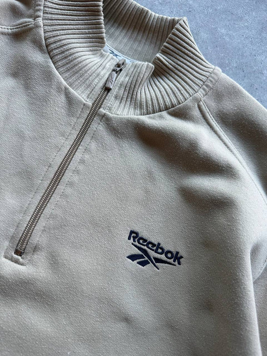 Reebok Felpa con collo Zip Vintage Sweatshirt Uomo (XL)