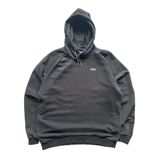 Fila Felpa con Cappuccio Logo Ricamato Hoodie Uomo/Donna (L)