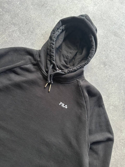Fila Felpa con Cappuccio Logo Ricamato Hoodie Uomo/Donna (L)