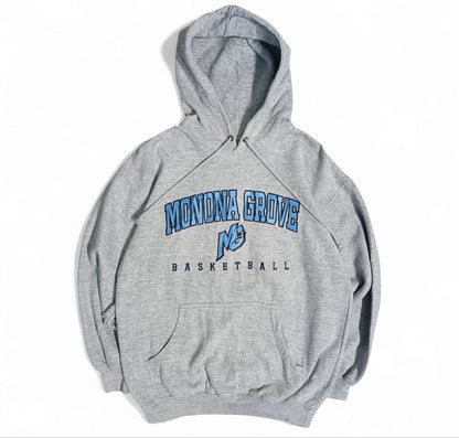 Felpa University Basket USA Big Logo Hoodie Uomo/Donna (M)