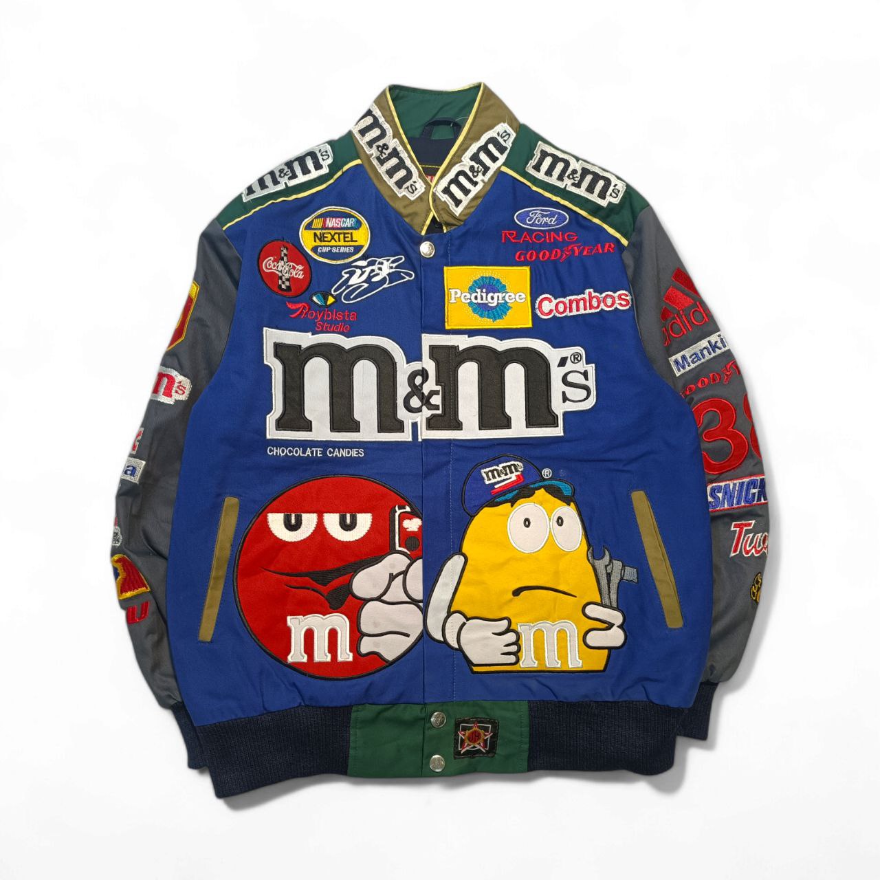 Racing Jacket Rework M&M's Nascar Jh Design Uomo/Donna ( M )