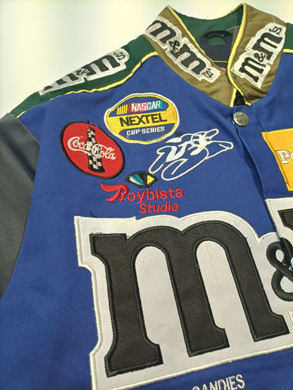 Racing Jacket Rework M&M's Nascar Jh Design Uomo/Donna ( M )