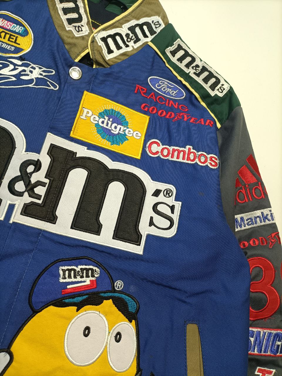 Racing Jacket Rework M&M's Nascar Jh Design Uomo/Donna ( M )