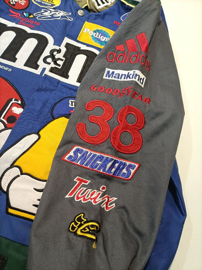 Racing Jacket Rework M&M's Nascar Jh Design Uomo/Donna ( M )