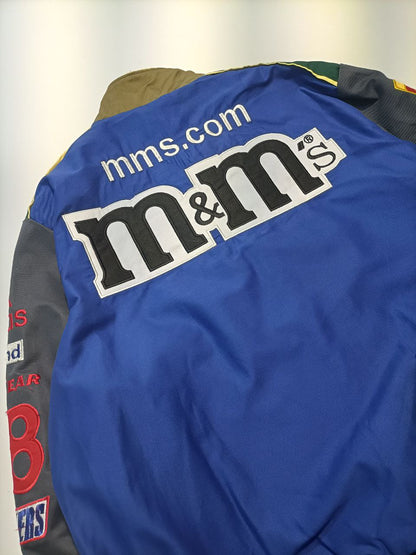 Racing Jacket Rework M&M's Nascar Jh Design Uomo/Donna ( M )