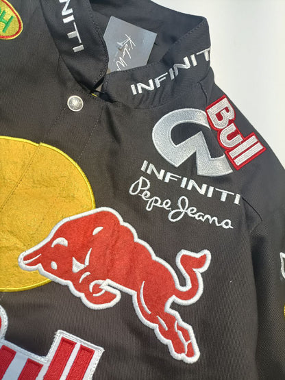 Racing Jacket Rework RedBull Nascar Jh Design Uomo/Donna ( XL )