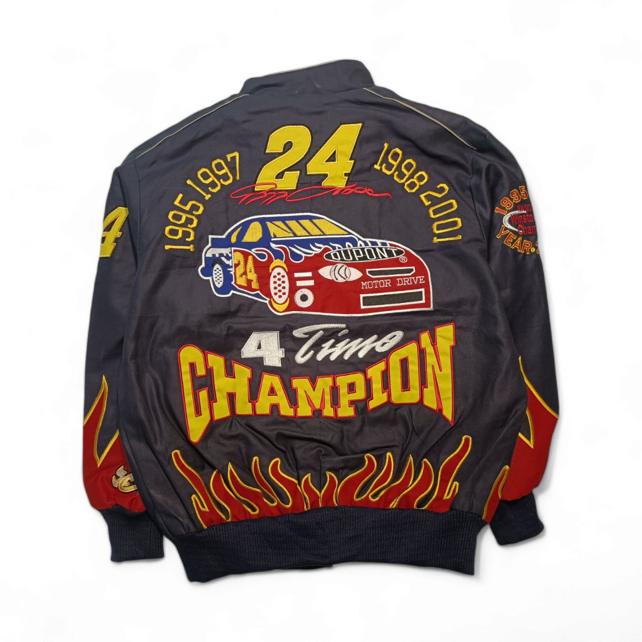 Racing Jacket Rework Dupont Nascar Jh Design USA Uomo/Donna ( XL )