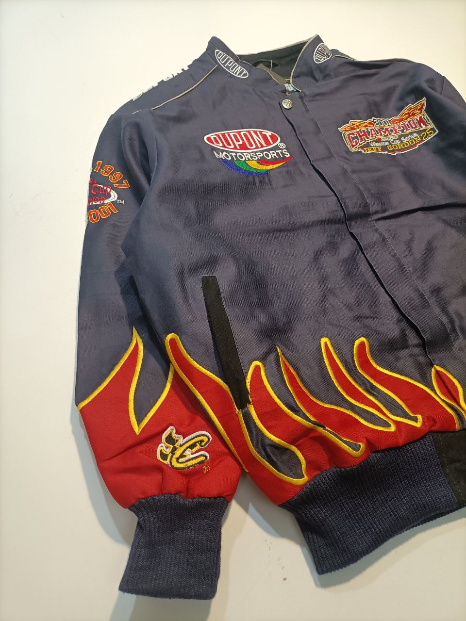 Racing Jacket Rework Dupont Nascar Jh Design USA Uomo/Donna ( XL )