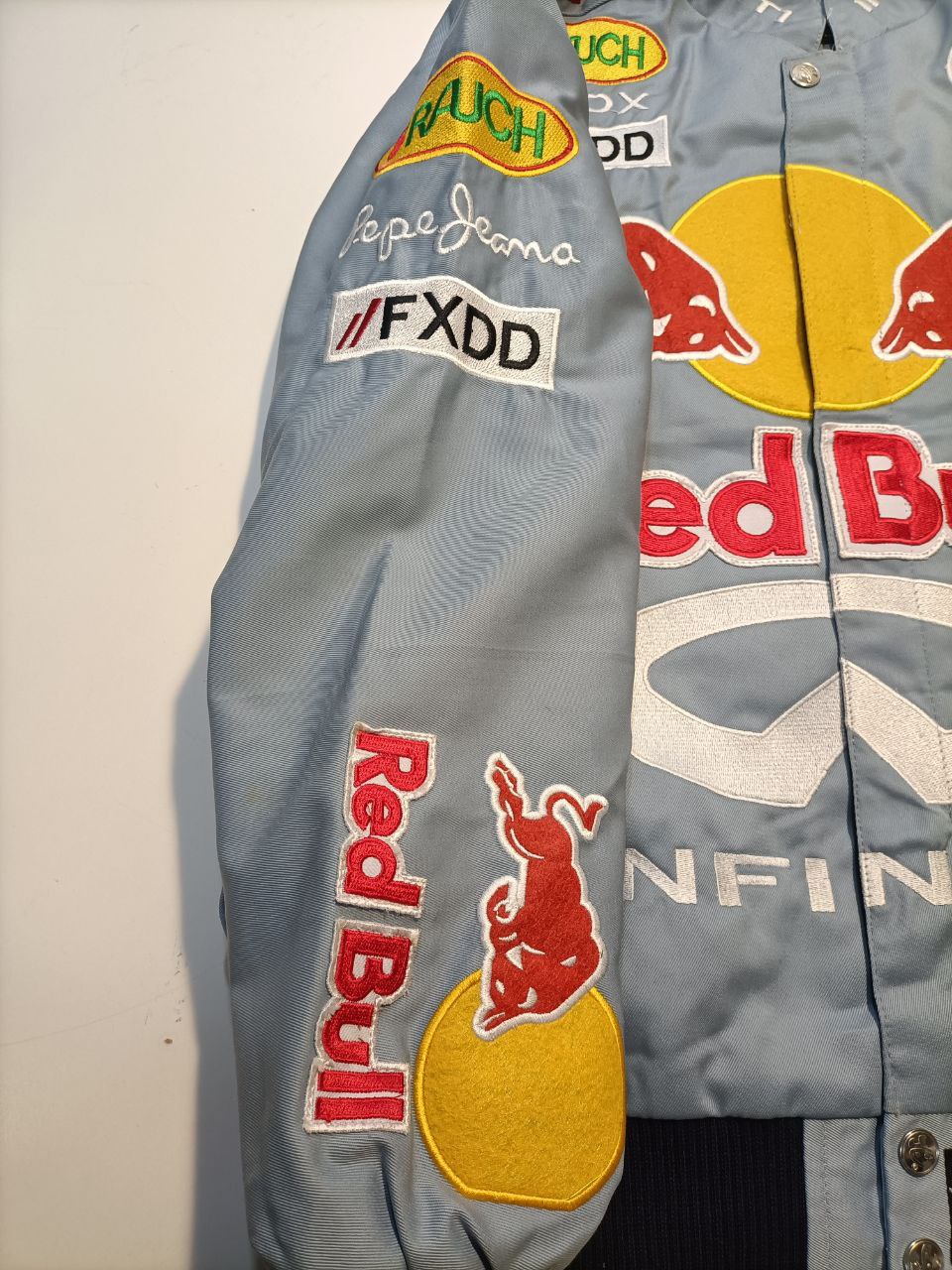 Racing Jacket Rework RedBull Nascar Jh Design Uomo/Donna ( XL )