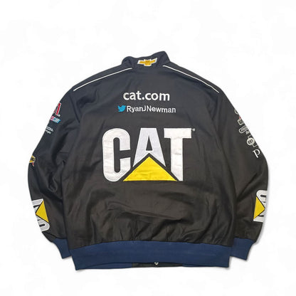 Racing Jacket Rework CAT Nascar Jh Design USA Uomo/Donna ( L )