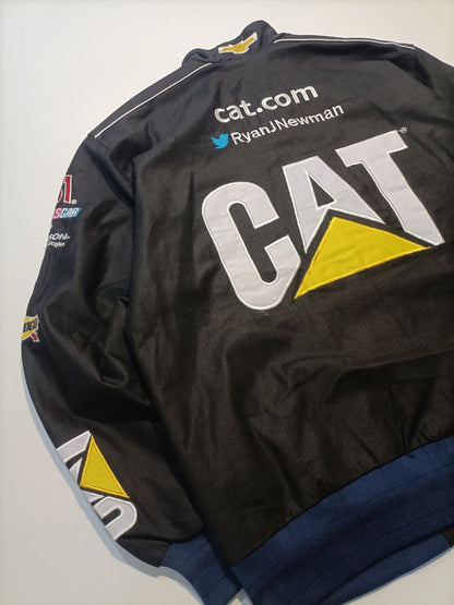 Racing Jacket Rework CAT Nascar Jh Design USA Uomo/Donna ( L )