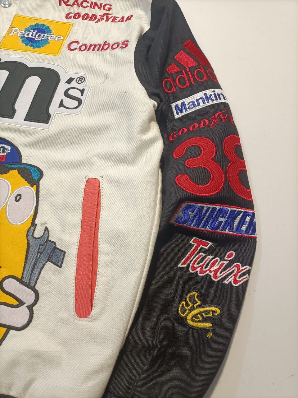 Racing Jacket Rework M&M's Nascar Jh Design Uomo/Donna ( L )