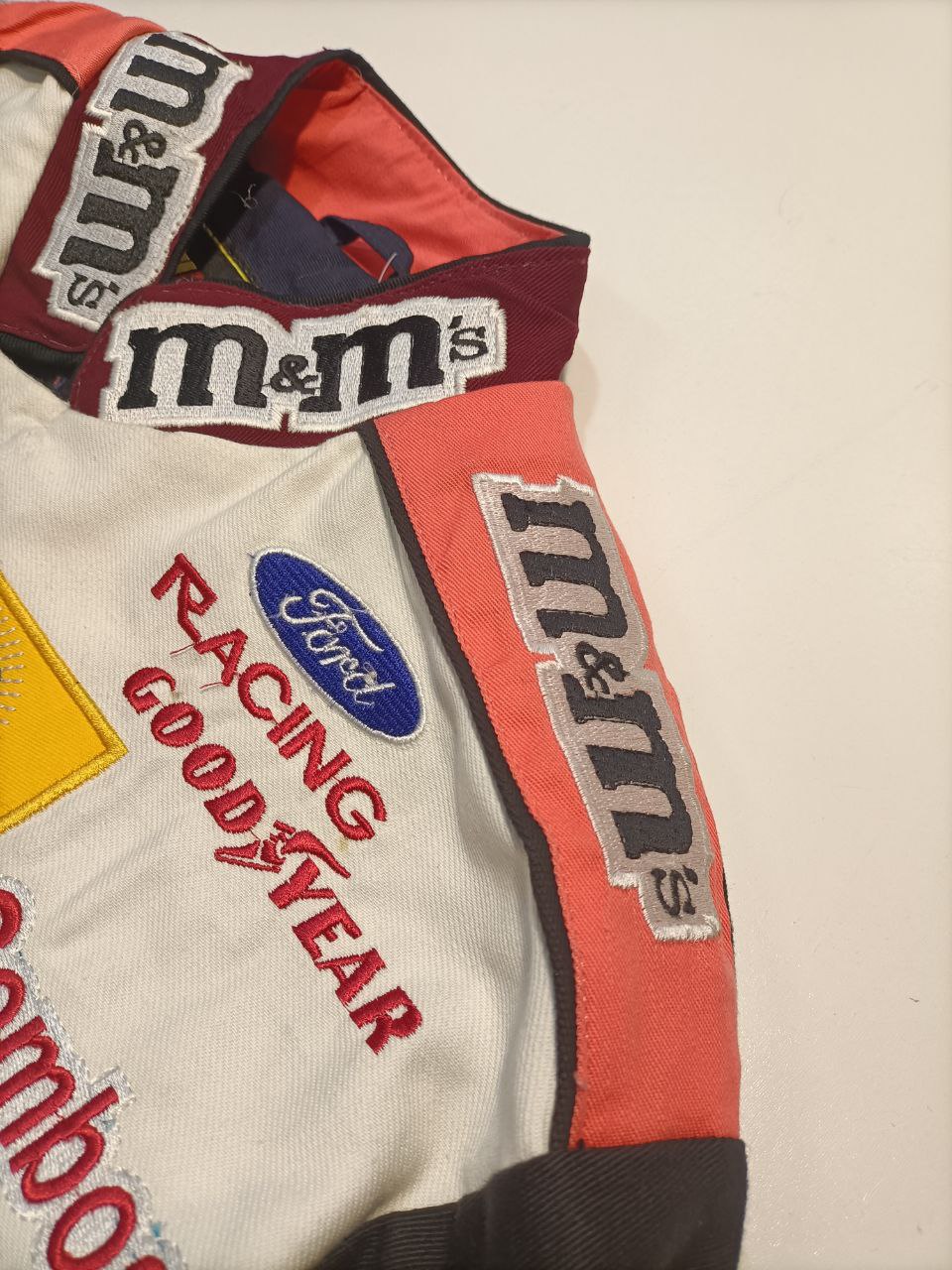 Racing Jacket Rework M&M's Nascar Jh Design Uomo/Donna ( L )