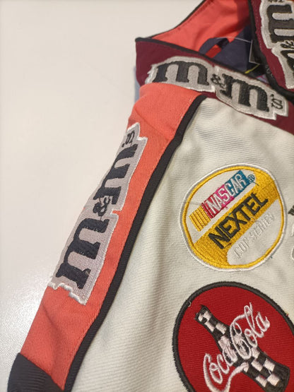 Racing Jacket Rework M&M's Nascar Jh Design Uomo/Donna ( L )