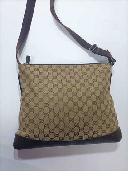 Gucci Perforated Messenger - Borsa a Tracolla