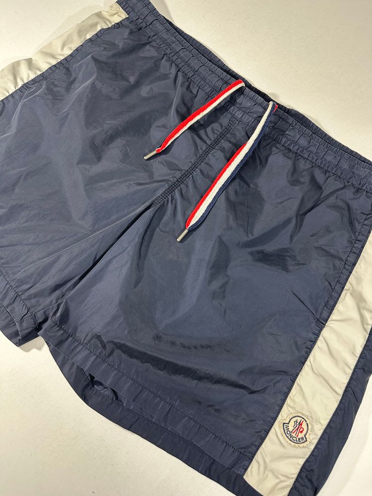 Moncler Costume Da Bagno Logo Cucito Vintage Uomo (XL)