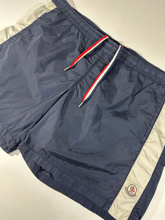Moncler Costume Da Bagno Logo Cucito Vintage Uomo (XL)