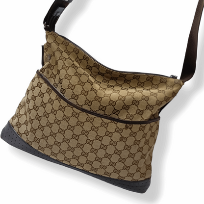 Gucci Perforated Messenger - Borsa a Tracolla