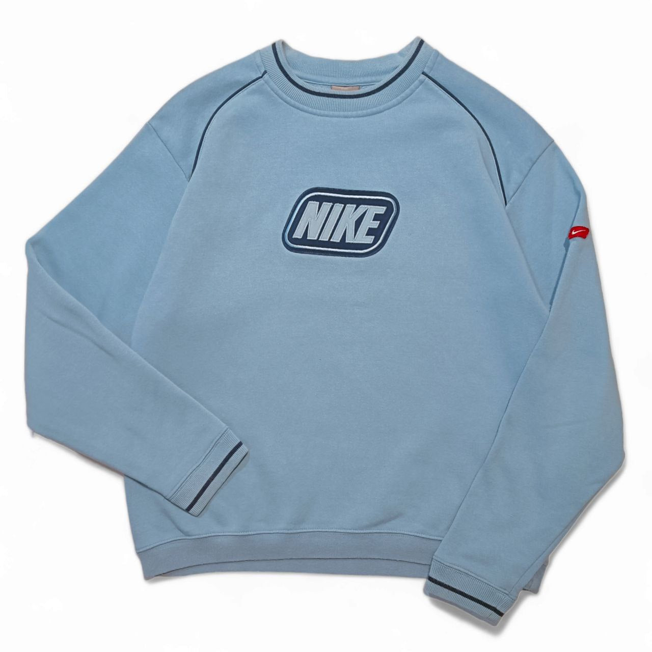 Nike Felpa Girocollo Vintage Big Logo Hoodie Uomo Donna (S/M)