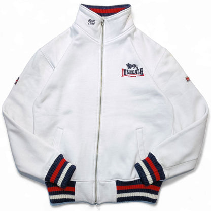 Lonsdale Felpa Zip Uomo Hoodie Vintage (S)