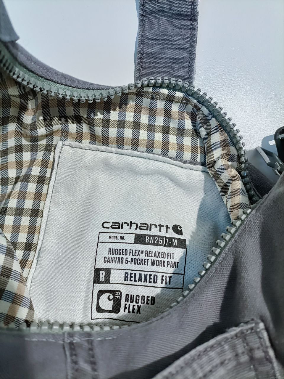 Only For Visionary People Borsa a Tracolla con Tasca Avanti Rework Carhartt Denim Bag