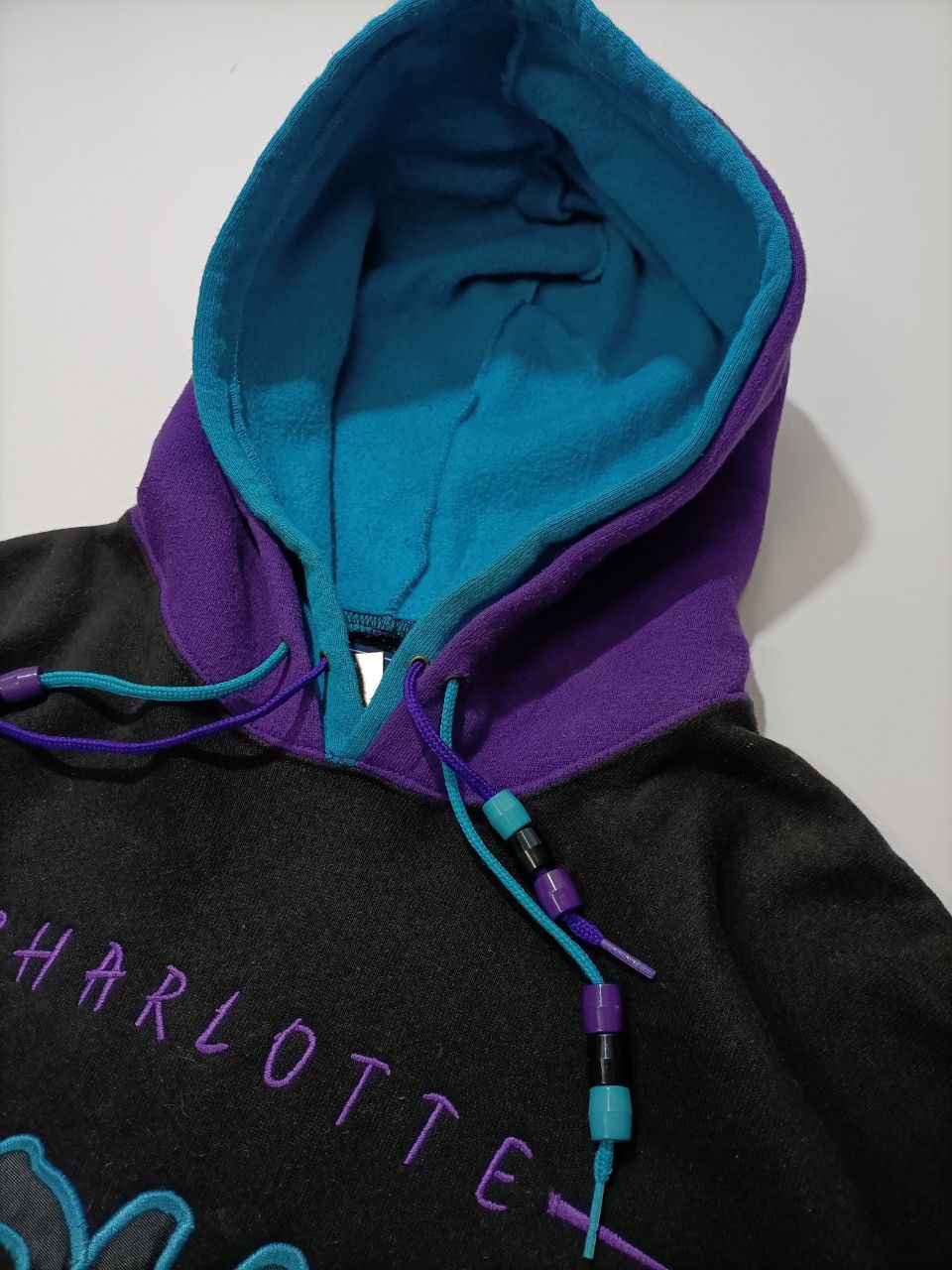 Starter Charlotte Hornets Felpa NBA Official Hoodie Vintage Uomo Donna (M/L)