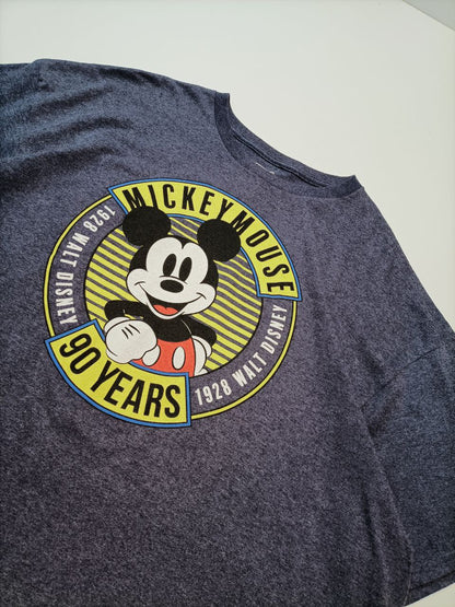 Disney T-Shirt Mickey Mouse 90 Years Anniversary Uomo (2XL)