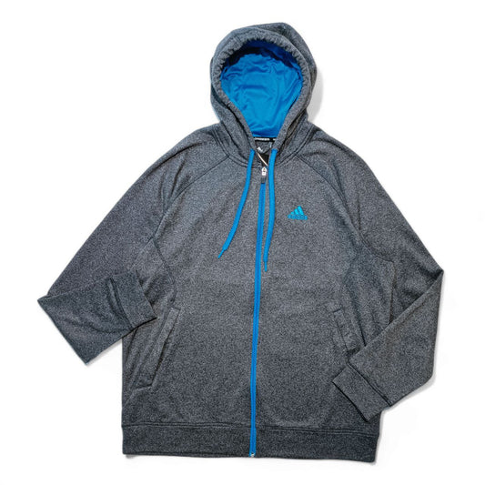 Adidas Felpa con Zip e Cappuccio Sweatshirt Uomo (L)