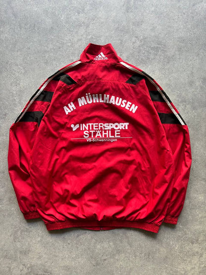 Adidas Track Top Logo Cucito Vintage Giacca Tuta Imbottita Uomo (L)