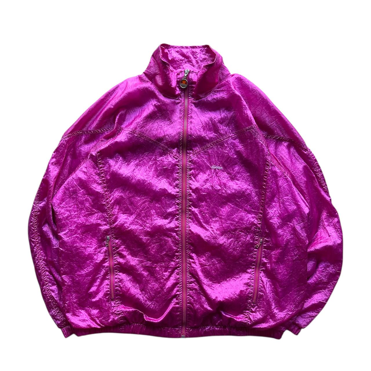 Ellesse Track Top Vintage Logo Cucito Giacca Tuta Donna (L)