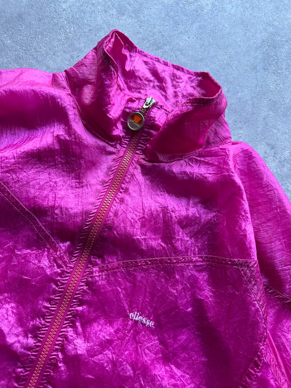 Ellesse Track Top Vintage Logo Cucito Giacca Tuta Donna (L)