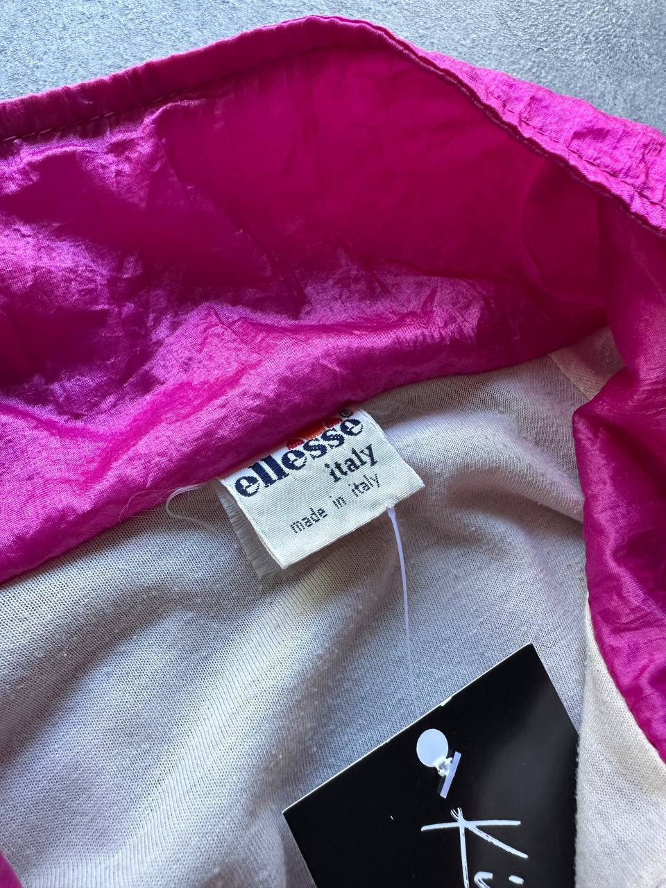 Ellesse Track Top Vintage Logo Cucito Giacca Tuta Donna (L)