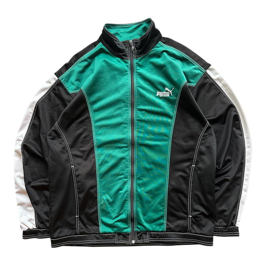 Puma Track Top Vintage Logo Cucito Giacca Tuta Uomo (L)