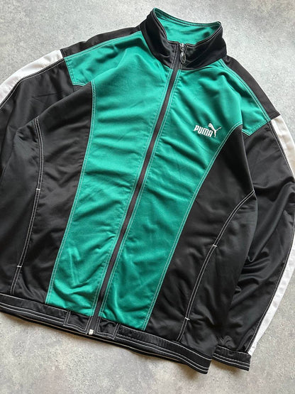 Puma Track Top Vintage Logo Cucito Giacca Tuta Uomo (L)