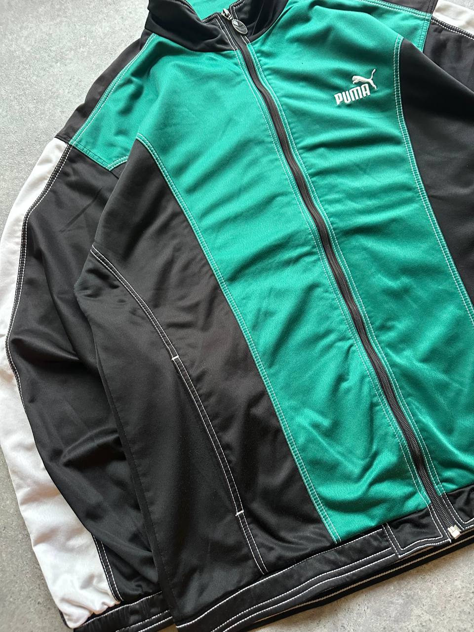 Puma Track Top Vintage Logo Cucito Giacca Tuta Uomo (L)