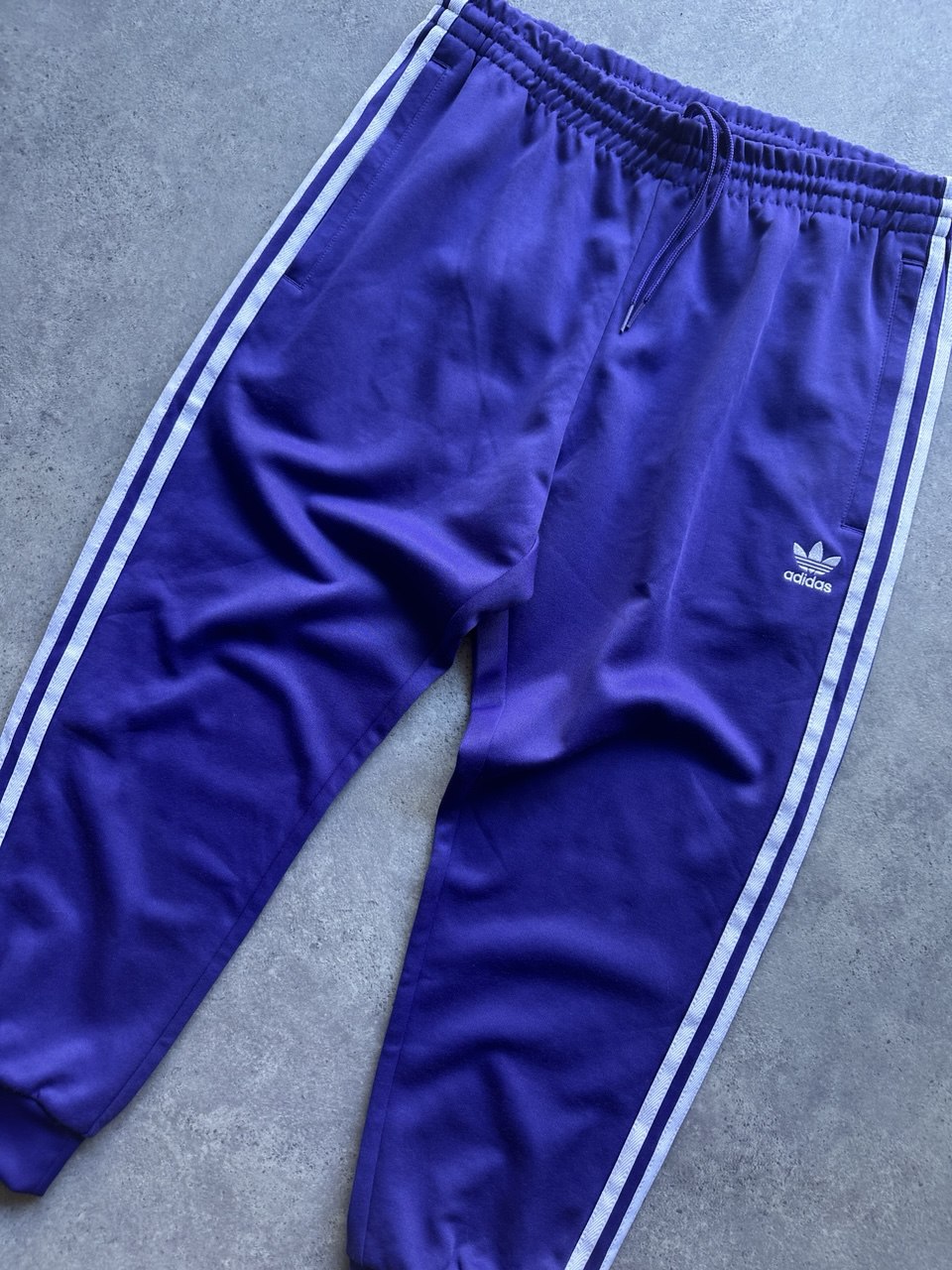 Adidas Track Pant Vintage Pantalone Tuta Logo Cucito Donna (L)