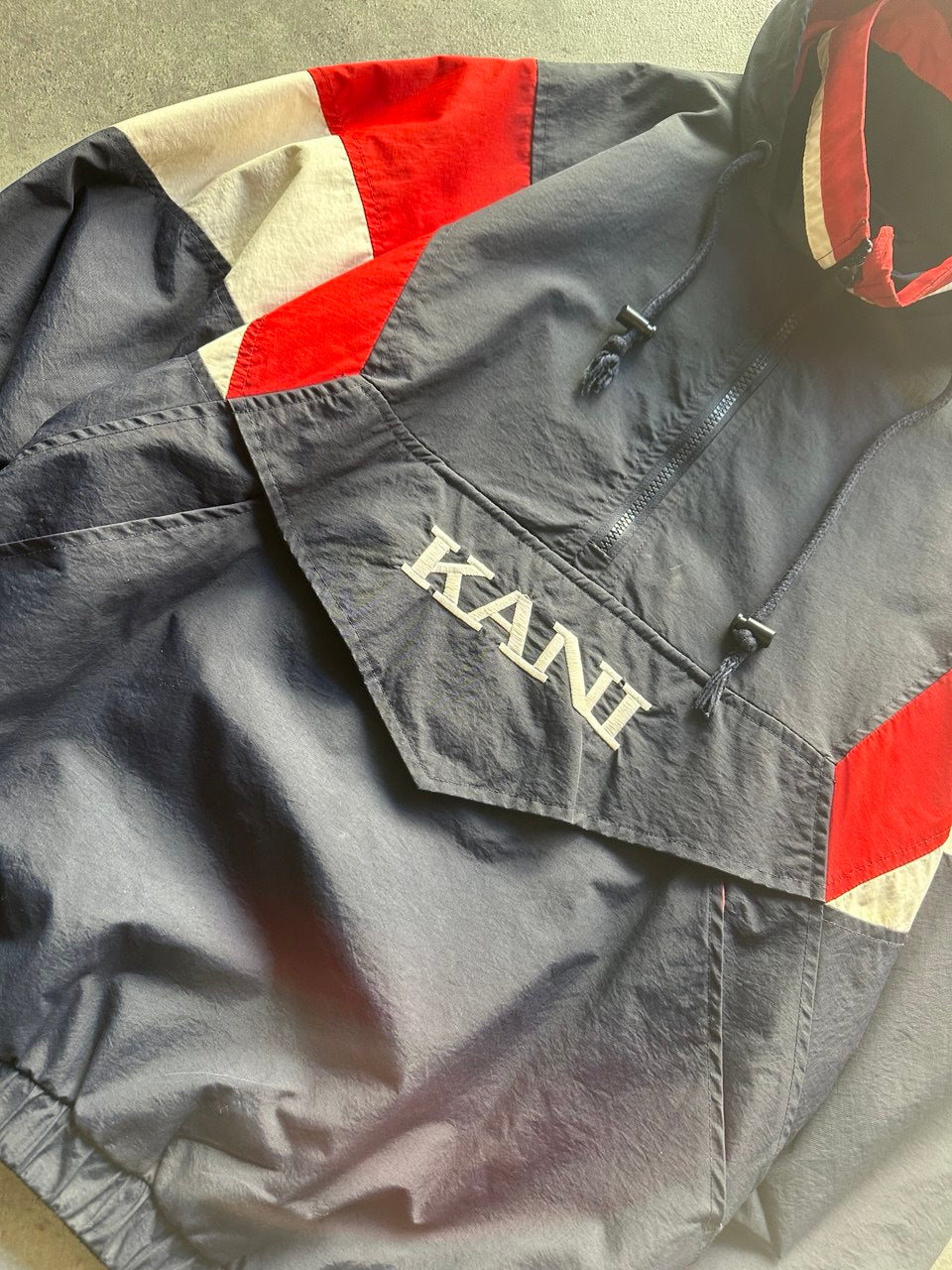 Karl Kani Giacca Leggera Tascone e Big Logo Jacket Uomo/Donna (S)