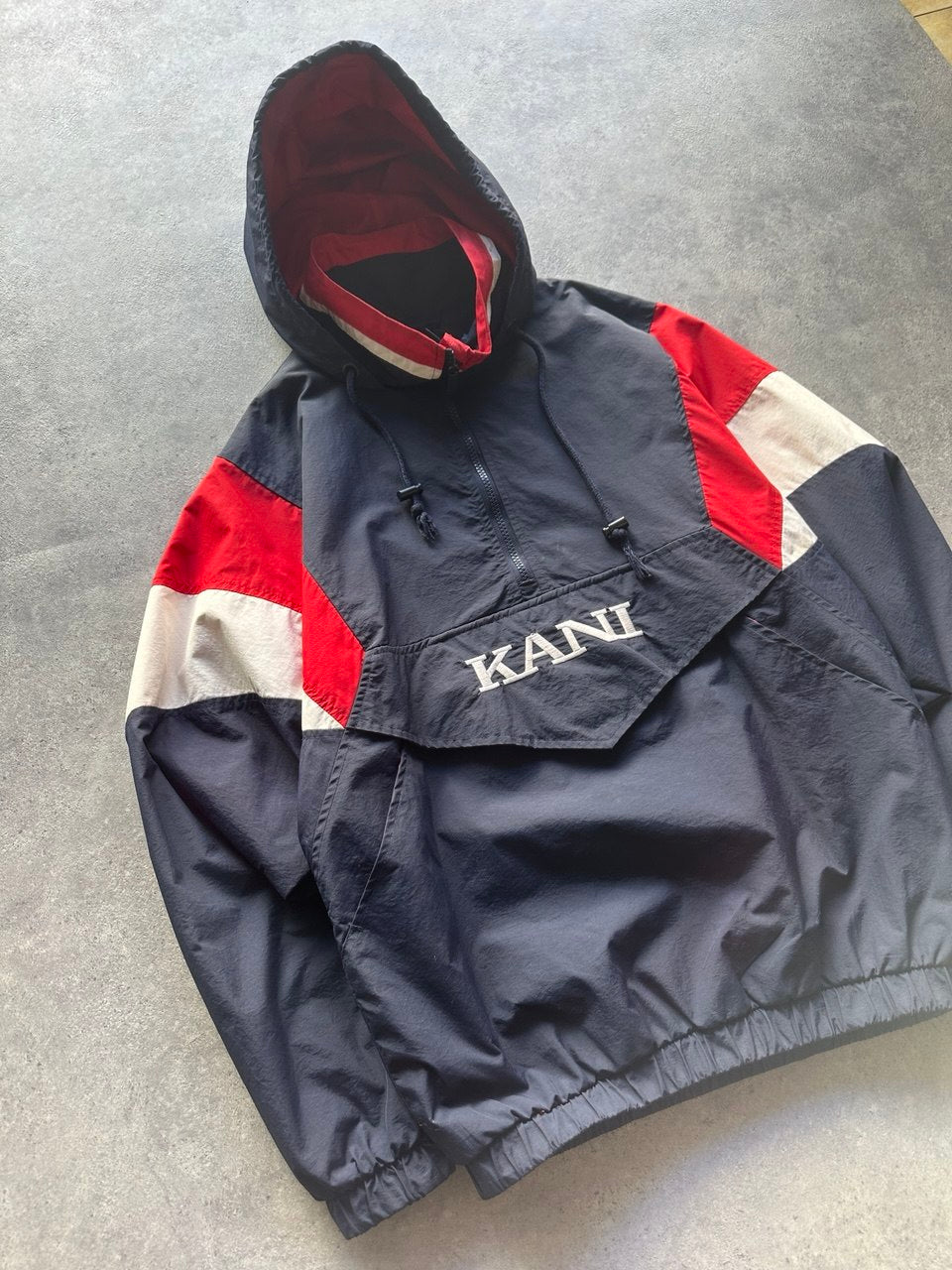 Karl Kani Giacca Leggera Tascone e Big Logo Jacket Uomo/Donna (S)