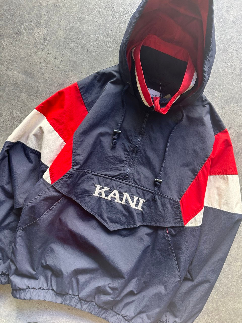 Karl Kani Giacca Leggera Tascone e Big Logo Jacket Uomo/Donna (S)