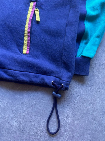 Lotto Felpa con Tascone Vintage Sweatshirt anni 80 Uomo/Donna (M)