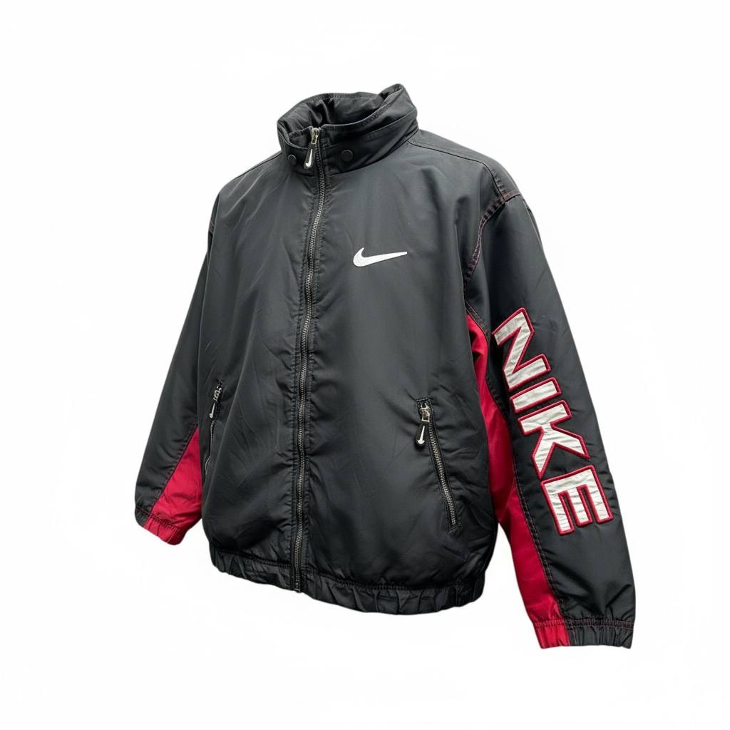 Nike Giubbino Leggero Vintage Jacket Big Logo Rare Uomo/Donna (L/M)