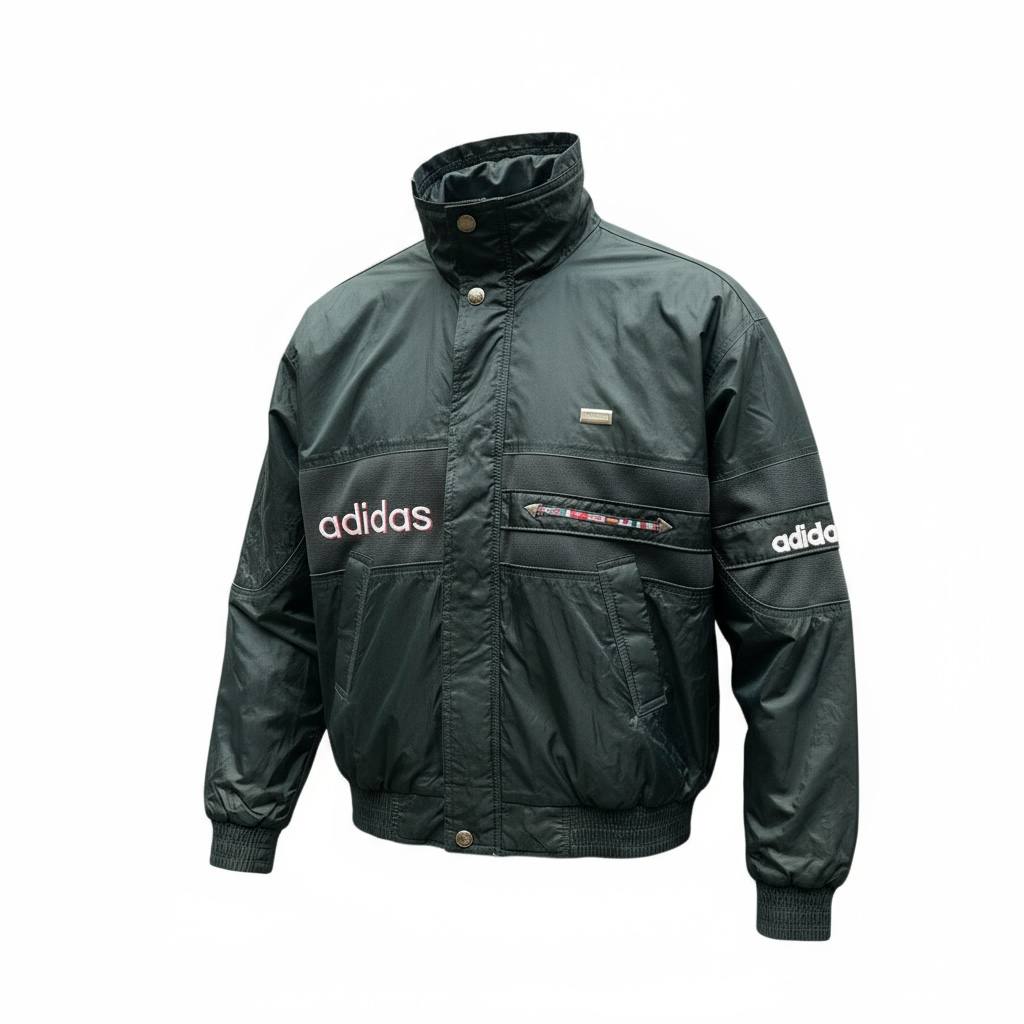 Adidas Equipment Giacca Leggera Big Logo Vintage Jacket anni 90 Uomo/Donna (3XL/XL)