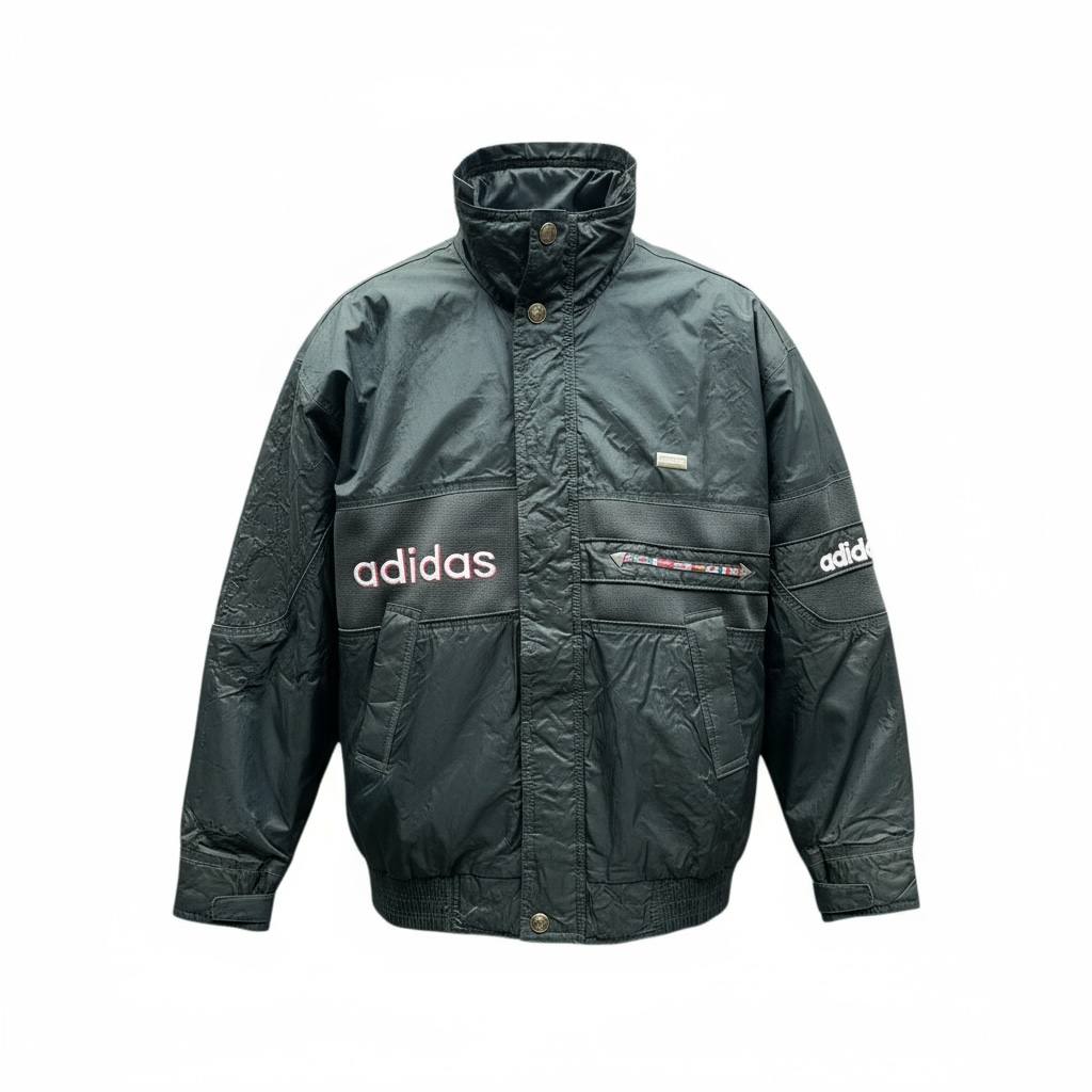 Adidas Equipment Giacca Leggera Big Logo Vintage Jacket anni 90 Uomo/Donna (3XL/XL)